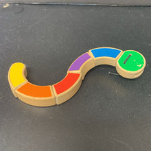 Load image into Gallery viewer, Wooden Caterpillar Sensory Grasping Toy
