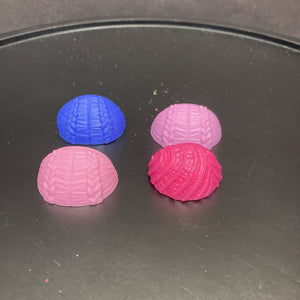 4pk Velcro Wigs