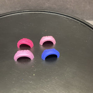 4pk Velcro Wigs