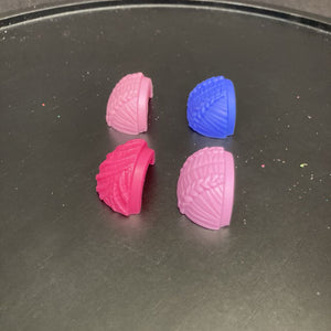 4pk Velcro Wigs