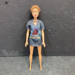 Doll in T-Shirt Dress