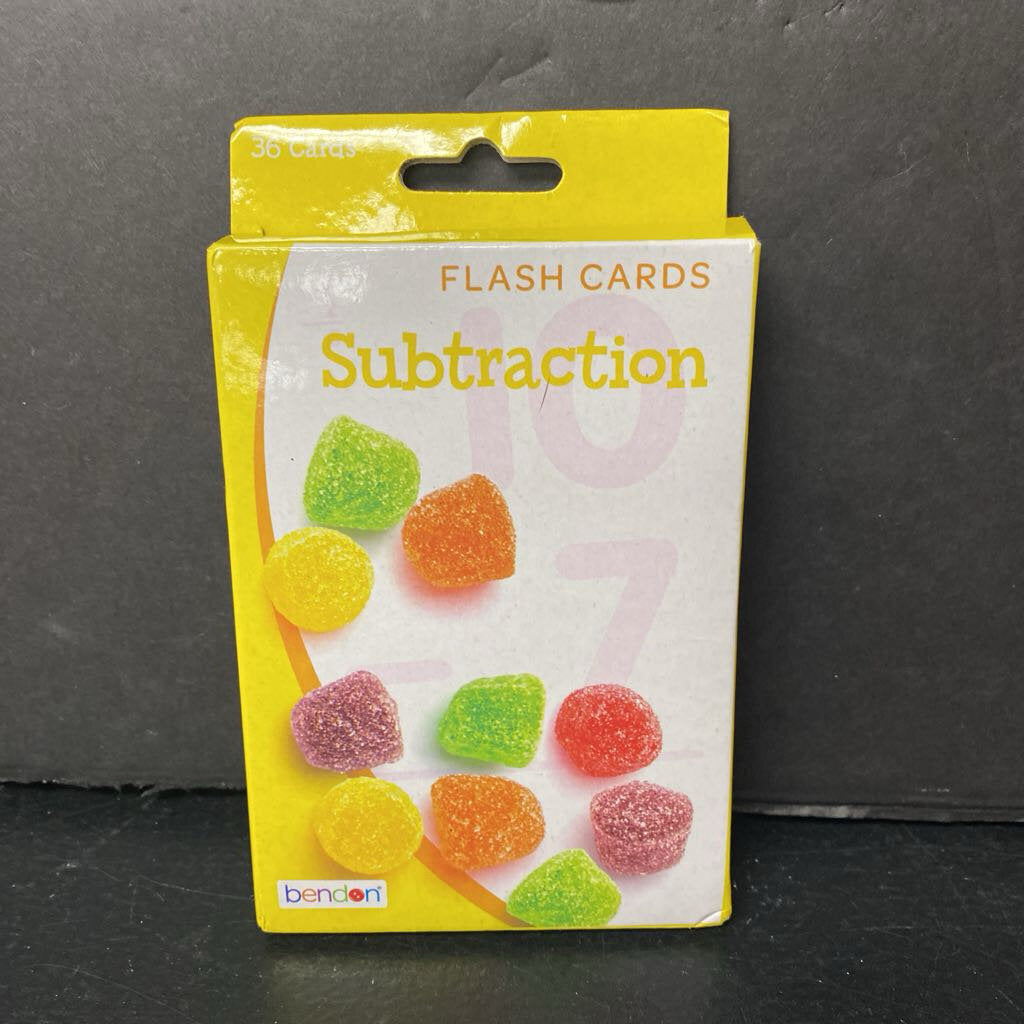 Subtraction Flash Cards