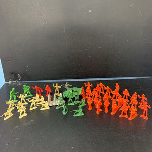 Set of Army Men w/Jeep