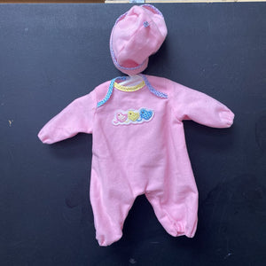 Duck Outfit w/Hat for 12" Baby Doll