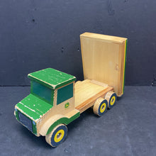 Load image into Gallery viewer, Wooden Construction Dump Truck
