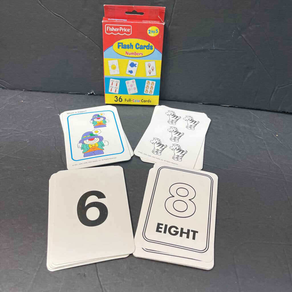 Numbers 2-5 Flash Cards