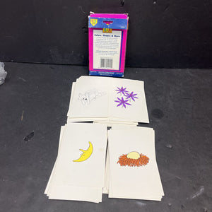 Colors, Shapes & More Flash Cards