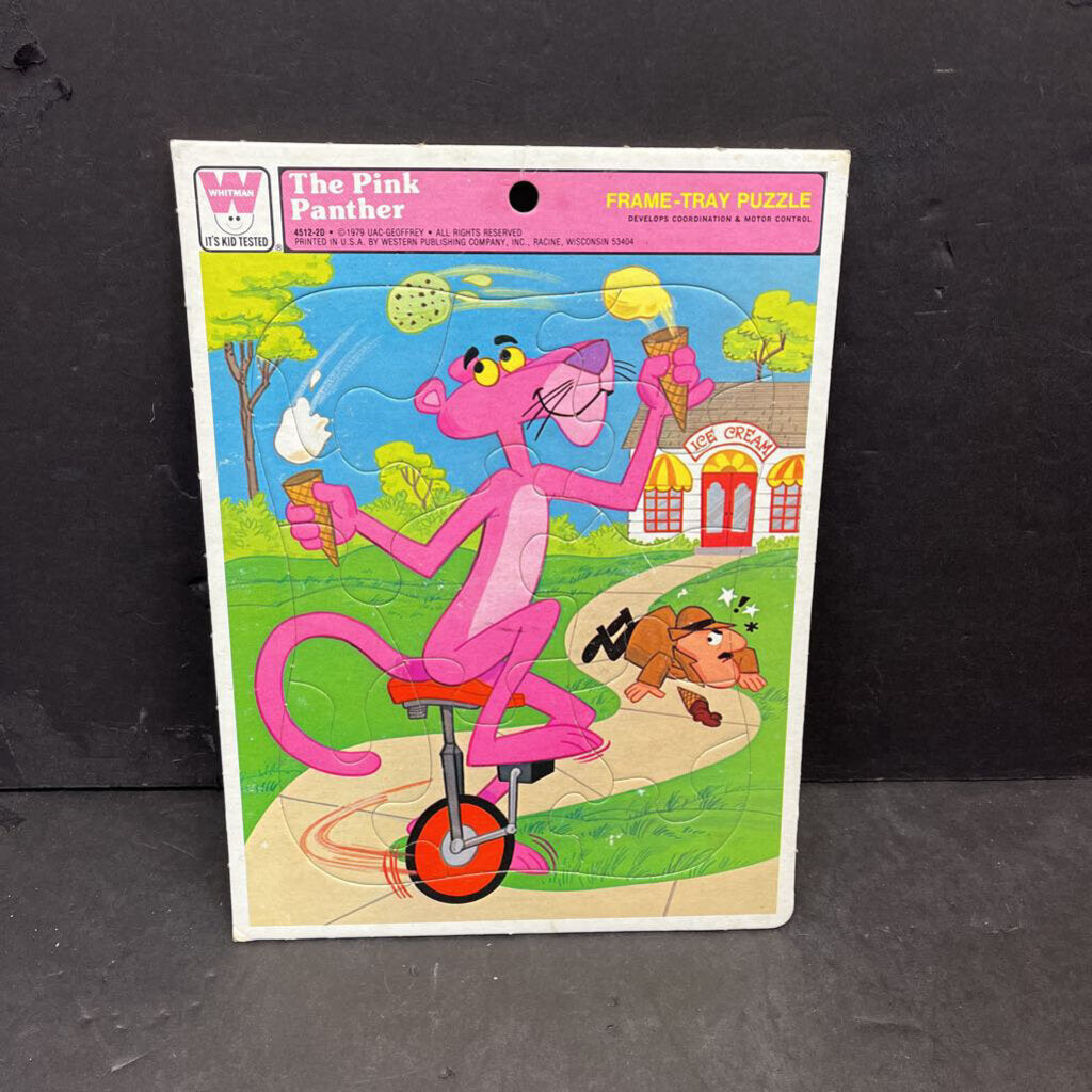 12pcThe Pink Panther Frame-Tray Puzzle 1979 Vintage Collectible