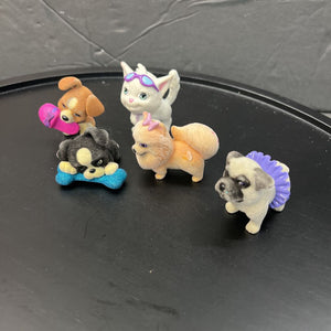 5pk Flocked Pets