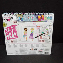 Load image into Gallery viewer, I Love Fashion Fashion Design Sketch Set
