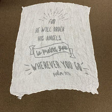 Load image into Gallery viewer, &quot;For He Will...&quot; Nursery Blanket (1neSquare)
