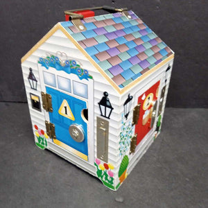 Take Along Wooden Doorbell House Battery Operated