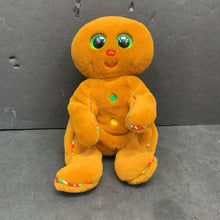 Load image into Gallery viewer, Crispin the Gingerbread Man Christmas Beanie Baby
