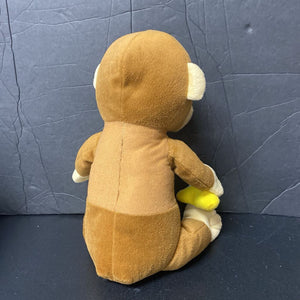 Monkey w/Banana Plush (Shelom Toy Co)
