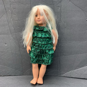 Doll in Ruffle Dress