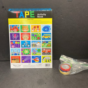 Tape Acitivty Book w/Tape