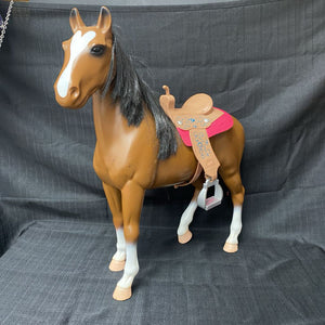 Horse w/ Saddle for 18" Doll