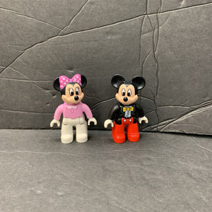 2pc Mickey & Minnie Mouse Figures Set