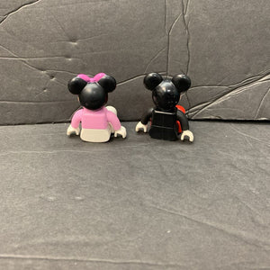 2pc Mickey & Minnie Mouse Figures Set