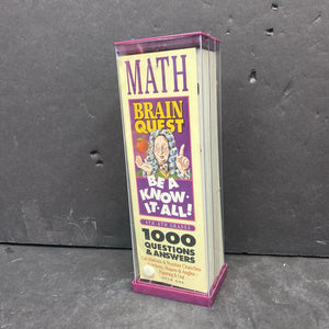 Math 1000 Questions & Answers 4th-6th Grades Deck 1 & Deck 2