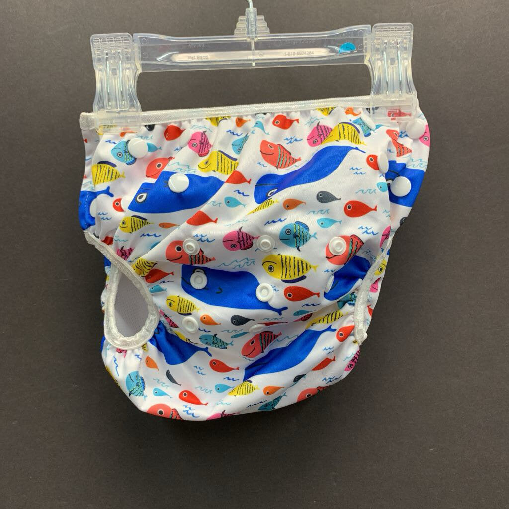 Whale Cloth Diaper Cover (Langsprit)