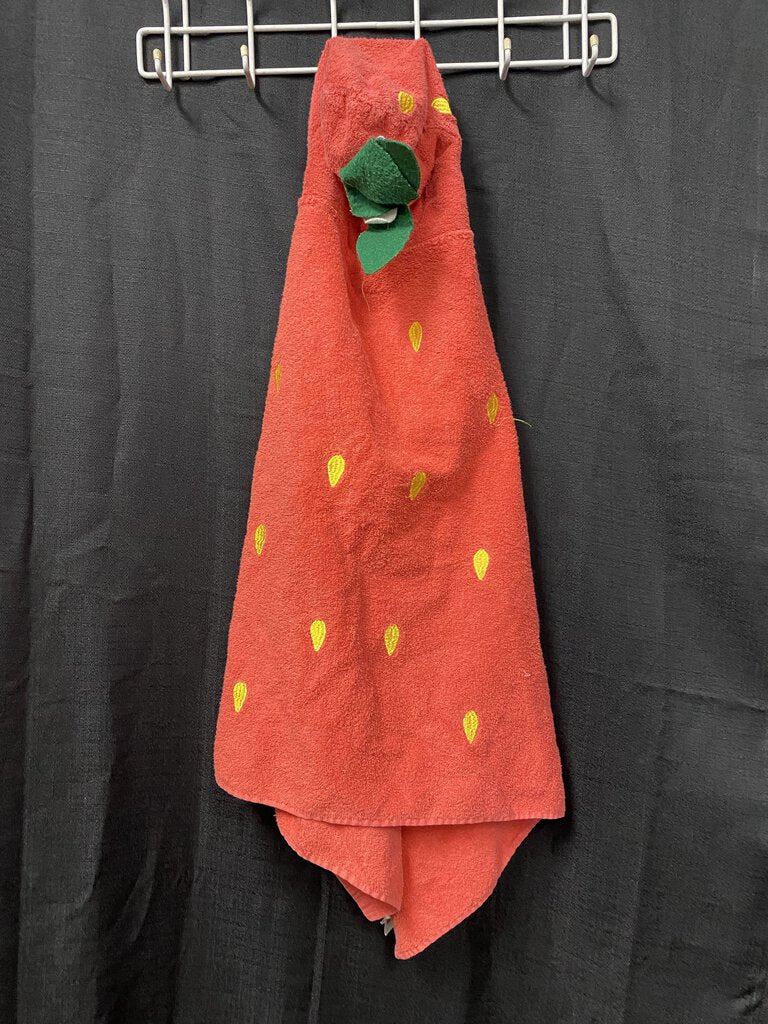 Strawberry Hooded Bath Towel