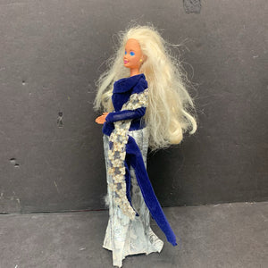 Doll in Sparkly Dress 1976 Vintage Collectible