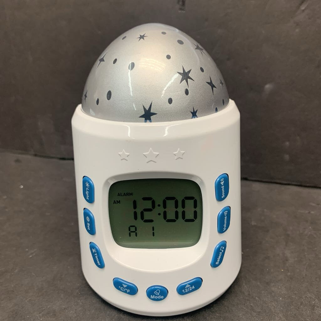 Alarm Clock Star Projector Battery Operated (Lidl)