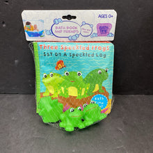 Load image into Gallery viewer, Bath Soft Book w/Frog Bath Toys (NEW) (Evriholder)
