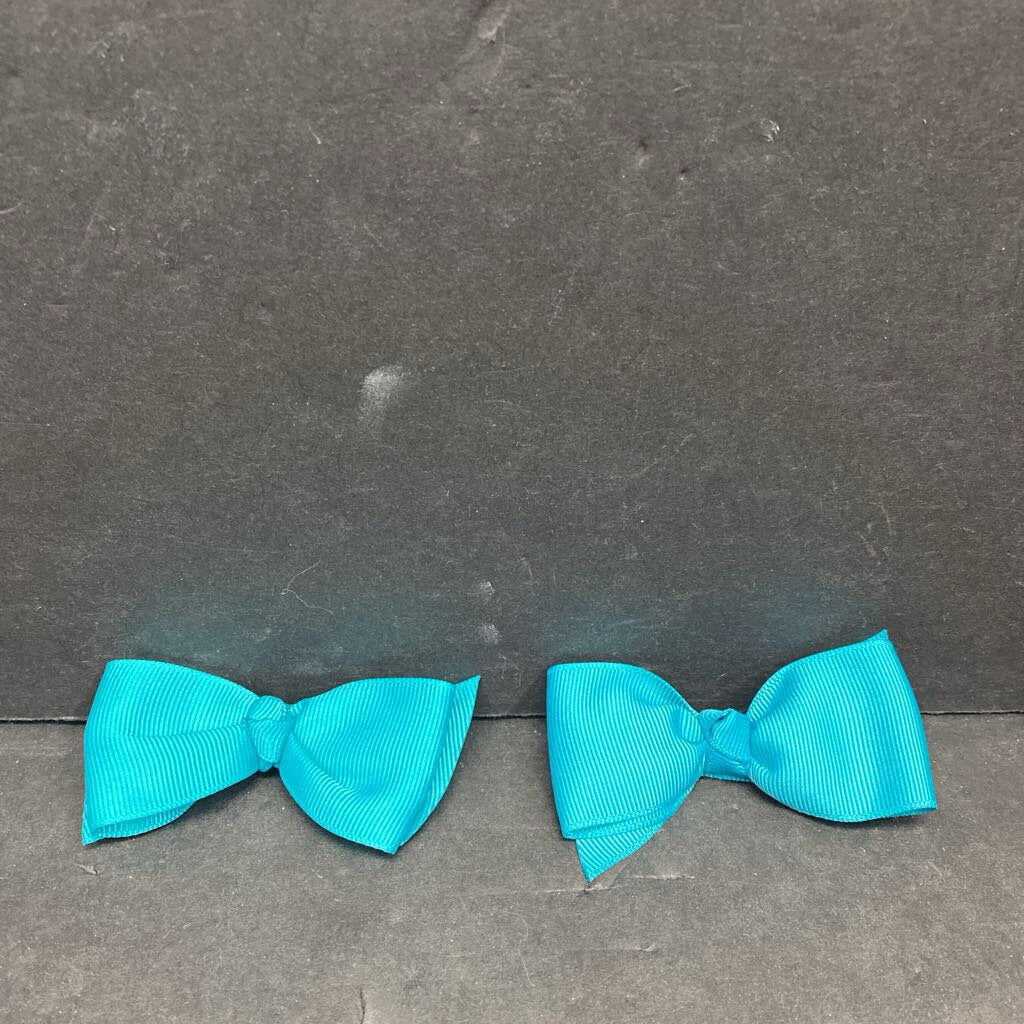 2pk Solid Hairbow Clips