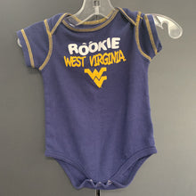 Load image into Gallery viewer, &quot;Rookie West Virginia&quot; onesie NCAA
