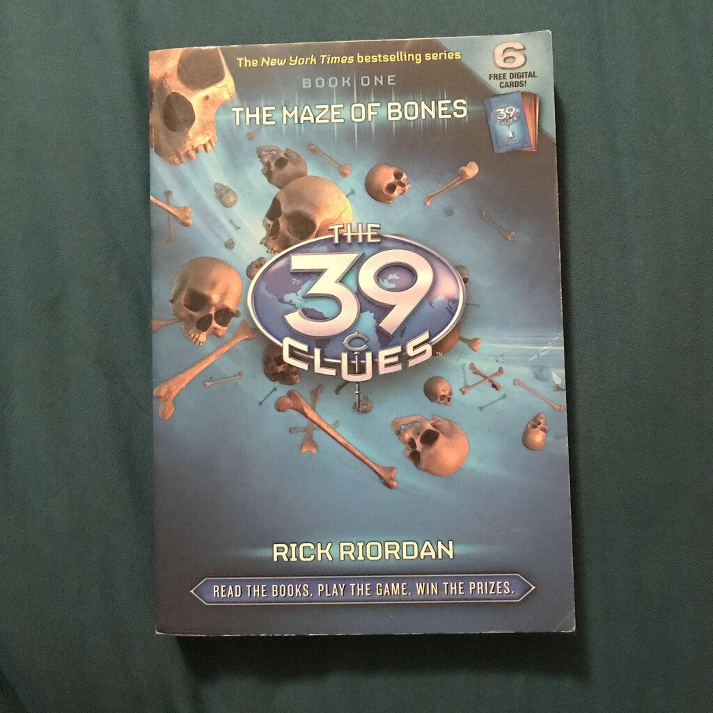 The Maze of Bones (39 Clues) (Rick Riordan) -series – Encore Kids  Consignment