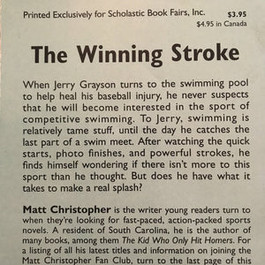 The Winning Stroke (Matt Christopher) -series