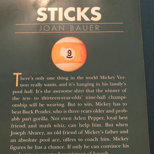 Sticks (Joan Bauer) -chapter