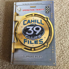 Load image into Gallery viewer, Operation Trinity (39 Clues: Cahill Files) (Clifford Riley) -series
