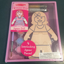 Load image into Gallery viewer, create-craft wooden jigsaw doll
