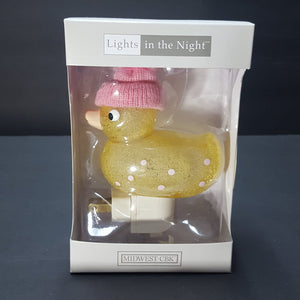 lights in the night "girl pink duck"