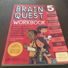 Load image into Gallery viewer, Brain Quest 5th Grade- Workbook
