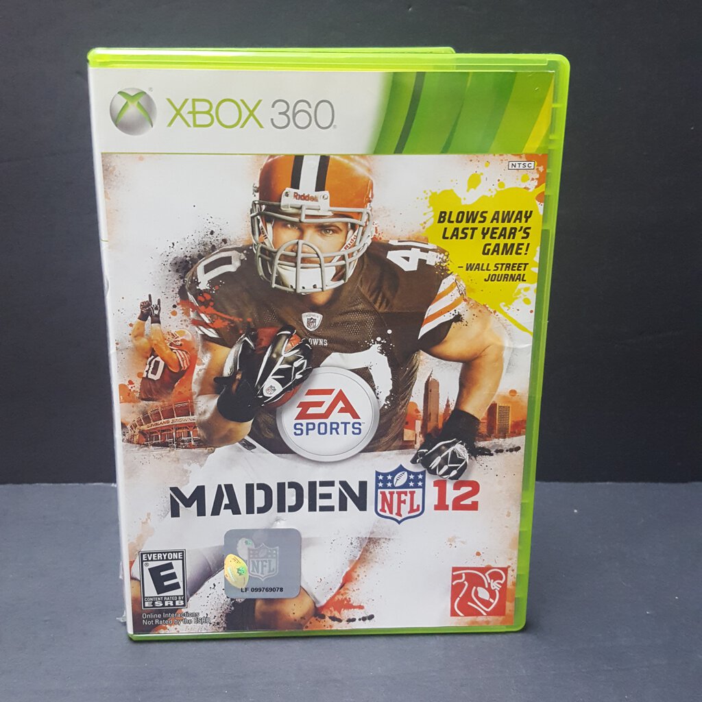 Madden NFL 12-Xbox 360 – Encore Kids Consignment