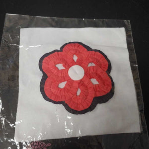 lolly wolly applique red/black