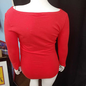 lolly wolly jr top red xs