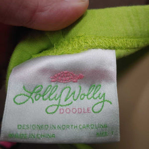 lolly wolly girls pants green 7