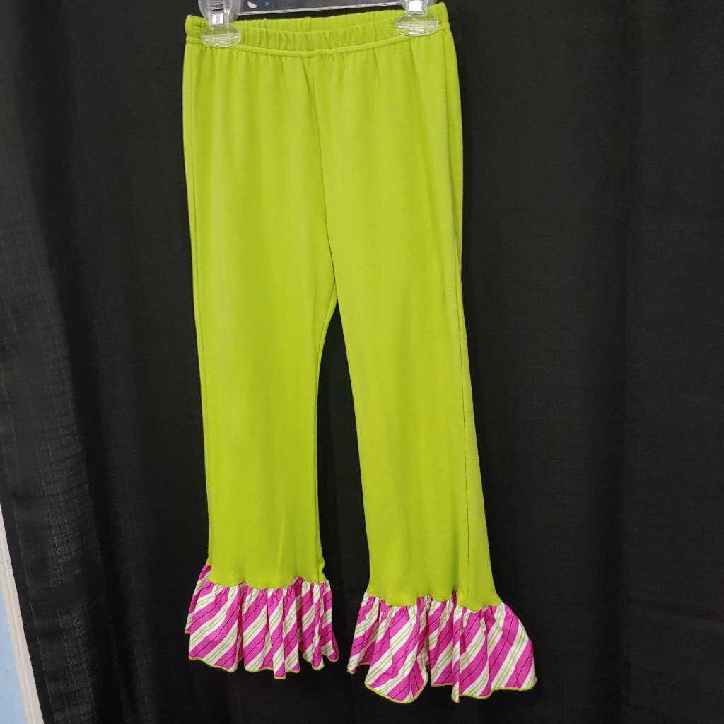 lolly wolly girls pants green 7