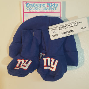 New York Giants Hat & Socks