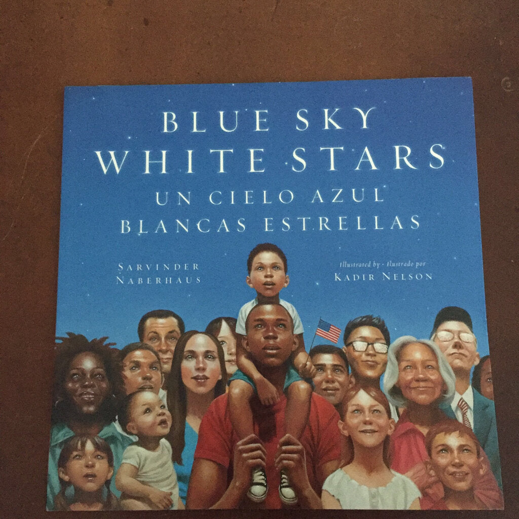 Blue Sky White Stars (Sarvinder Naberhaus) (Dolly Parton Imagination Library) (Fourth of July) (USA) -paperback
