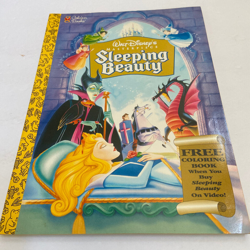 Sleeping Beauty (Coloring Book; 1997) Golden Books : Retro Reprints