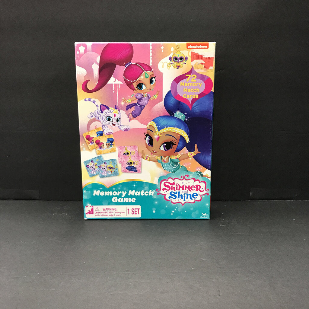 shimmer and shine memory match game