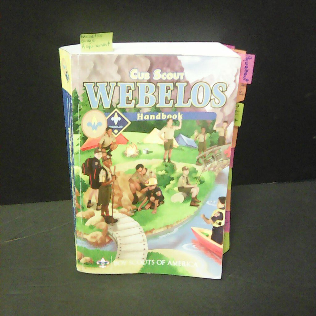Webelos Cub Scout Handbook (Boy Scouts) -paperback scout