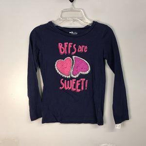 "Bffs are sweet" Heart top