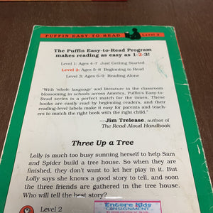 Three up a tree (Puffin Level 2) -reader